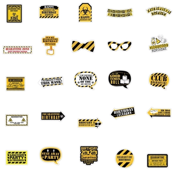 🍉5 for $25* Laptop Quarantine Stickers - Picture 4 of 4